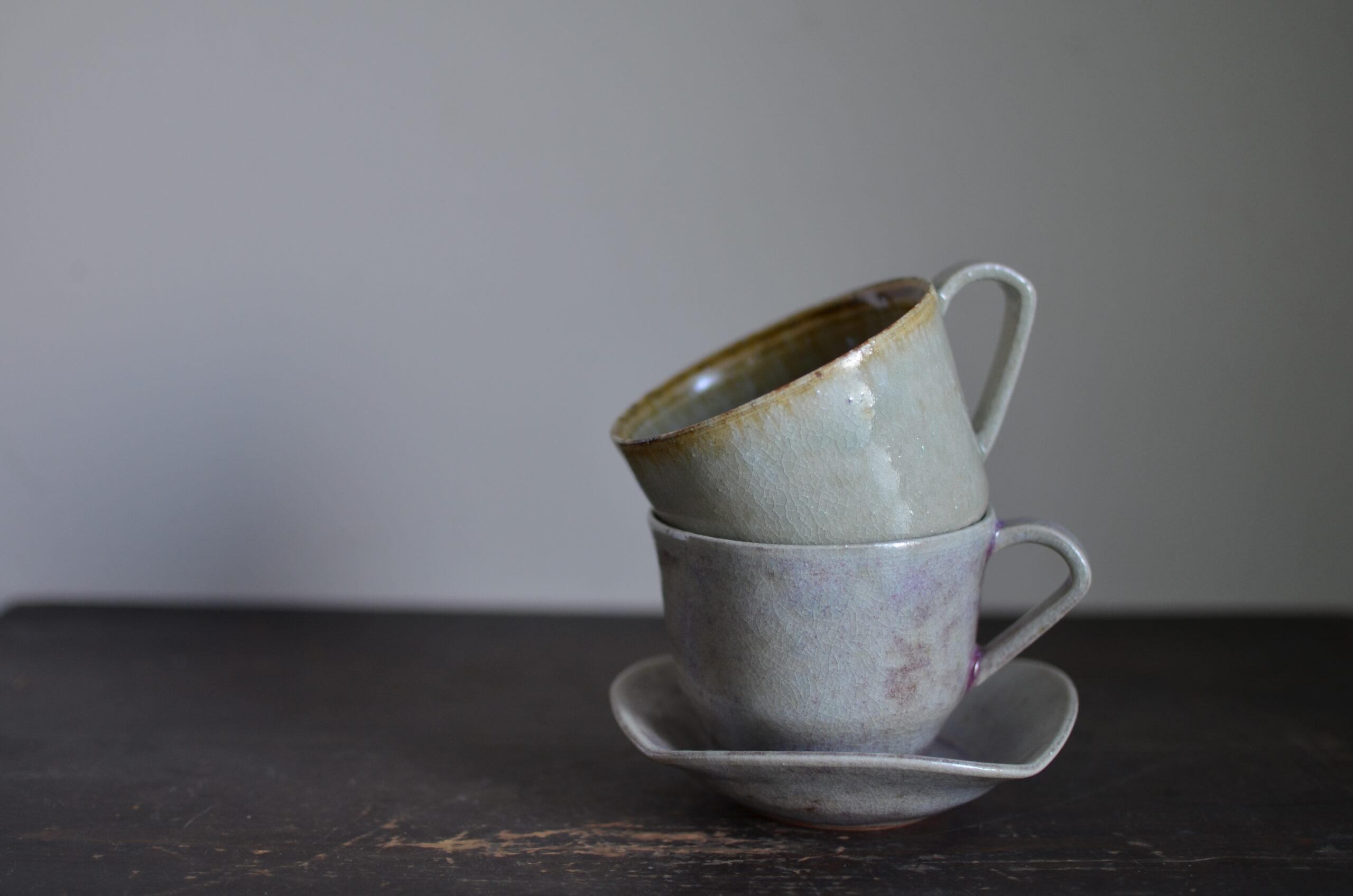 眉山窯 筒花入 康史作 眉山窯 筒花入 康史作 眉山窯 筒花入 康史作 眉山窯