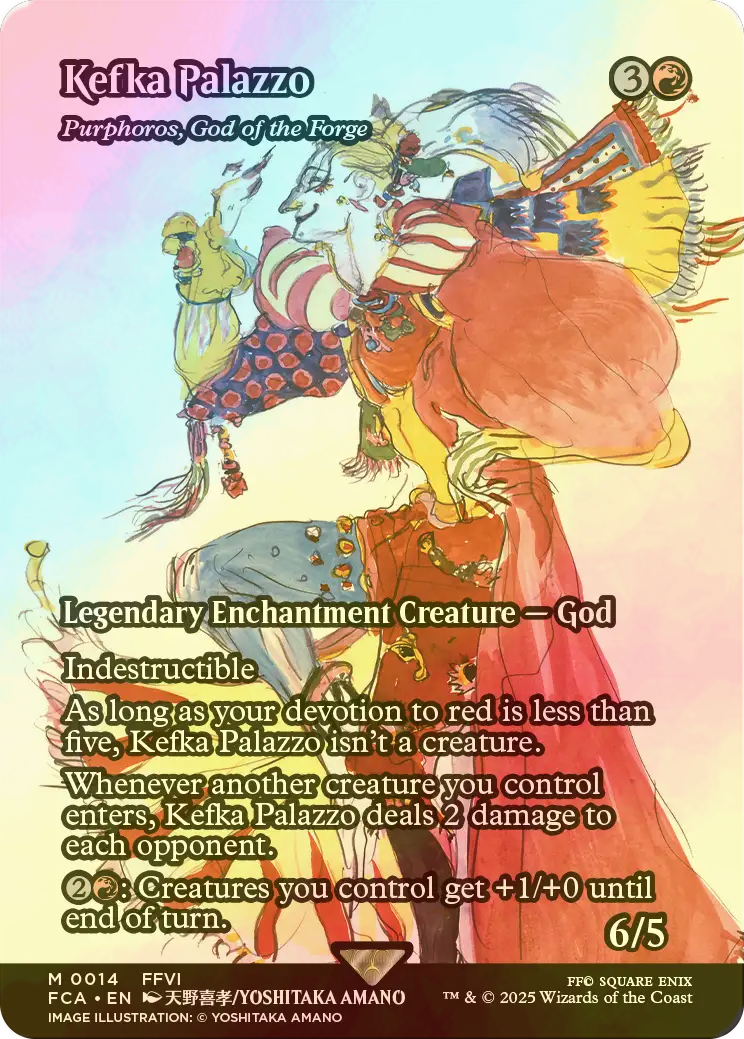 FOIL] ケフカ・パラッツォ/Kefka Palazzo (全面アート版) 【英語版