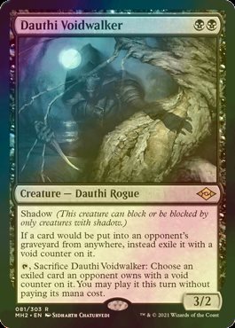 mtg 【ダウスィーの虚空歩き/Dauthi Voidwalker】 英語×4