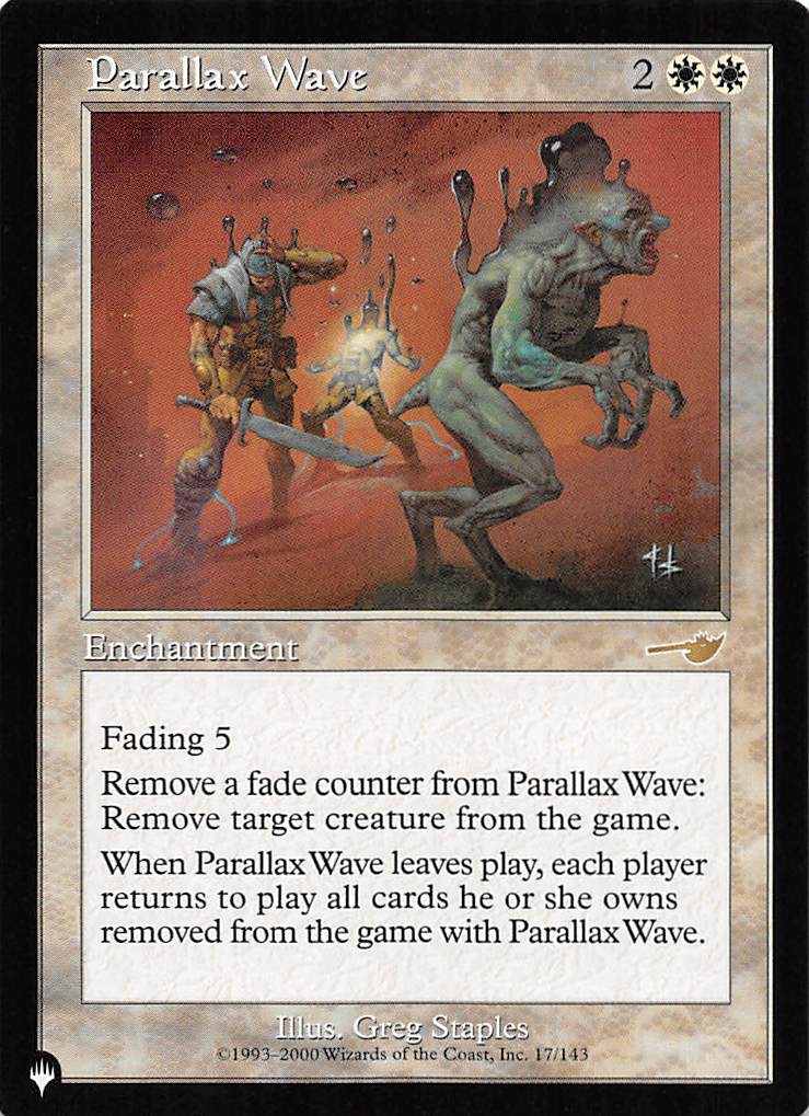 Mtg パララクスの波 多言語 foil パララクスの波/Parallax Wave 英語