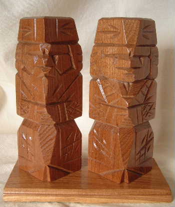 木彫 特大 アイヌ ニポポ人形 北海道伝統工芸 オブジェ 約高35.5