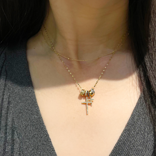 DIAMOND CROSS CHARM(L)(6JC5002)｜SJX公式ONLINE STORE