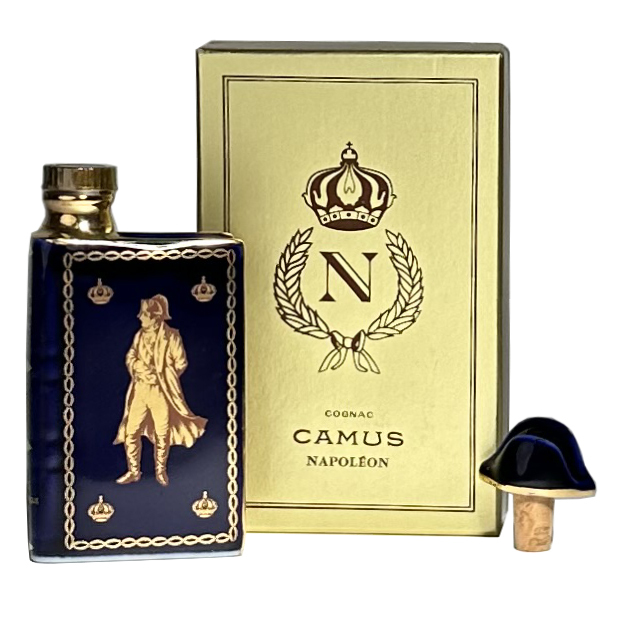 Camus Napoleon Bicentenary Cognac Miniature 1969 Blue Decanter