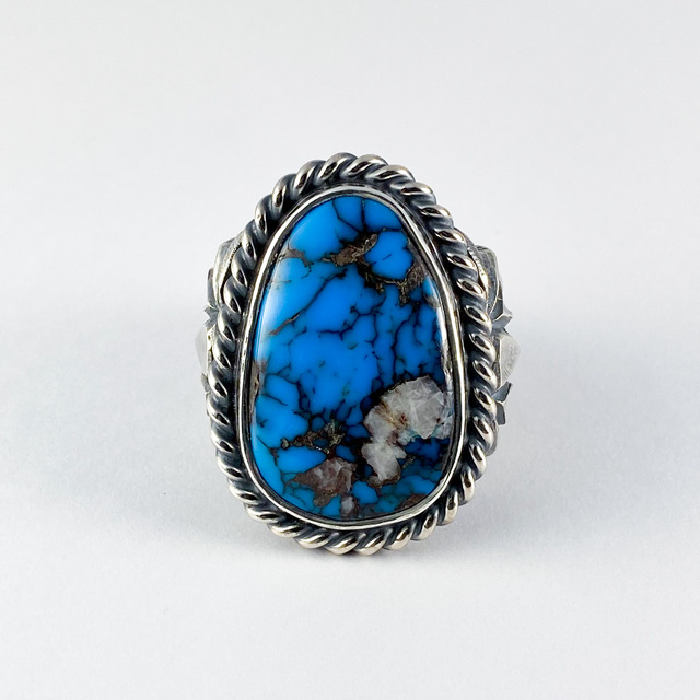 Blue Diamond Turquoise Original ring 276 | ターコイズ・メンズ