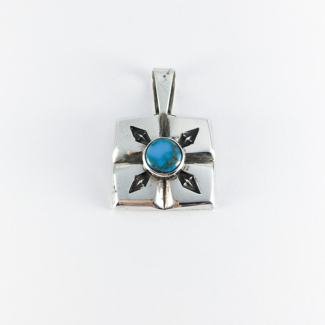 インディアンジュエリー ペンダント トップ 46 | ターコイズ・メンズ