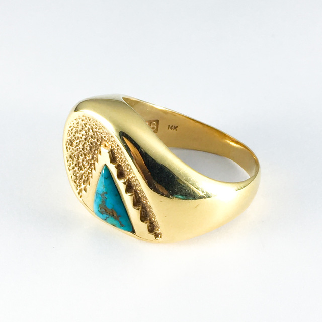 インディアンジュエリー ハービー ビゲイ リング25 | ターコイズ