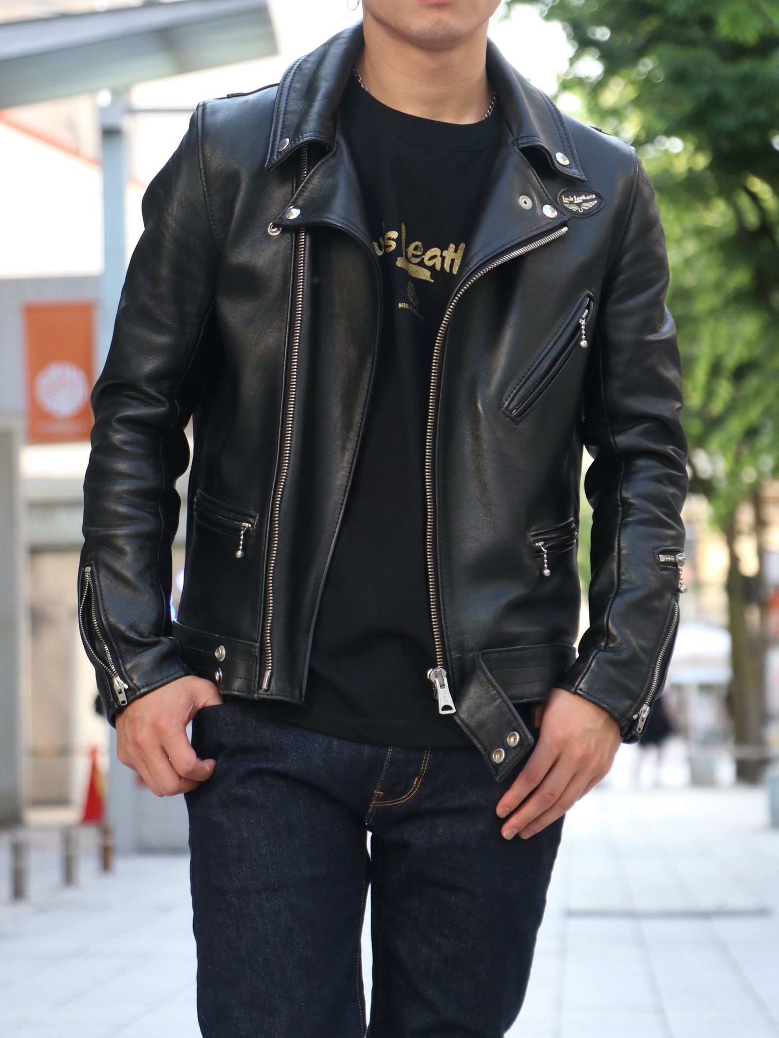 ルイスレザー サイクロン 441t シープスキン 36 Lewis Leathers