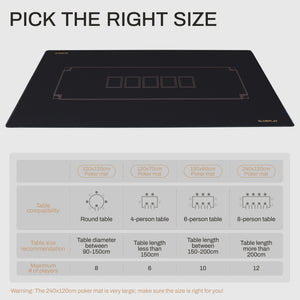 Godel Poker Mat | SLOWPLAY - Professional Poker Supplies