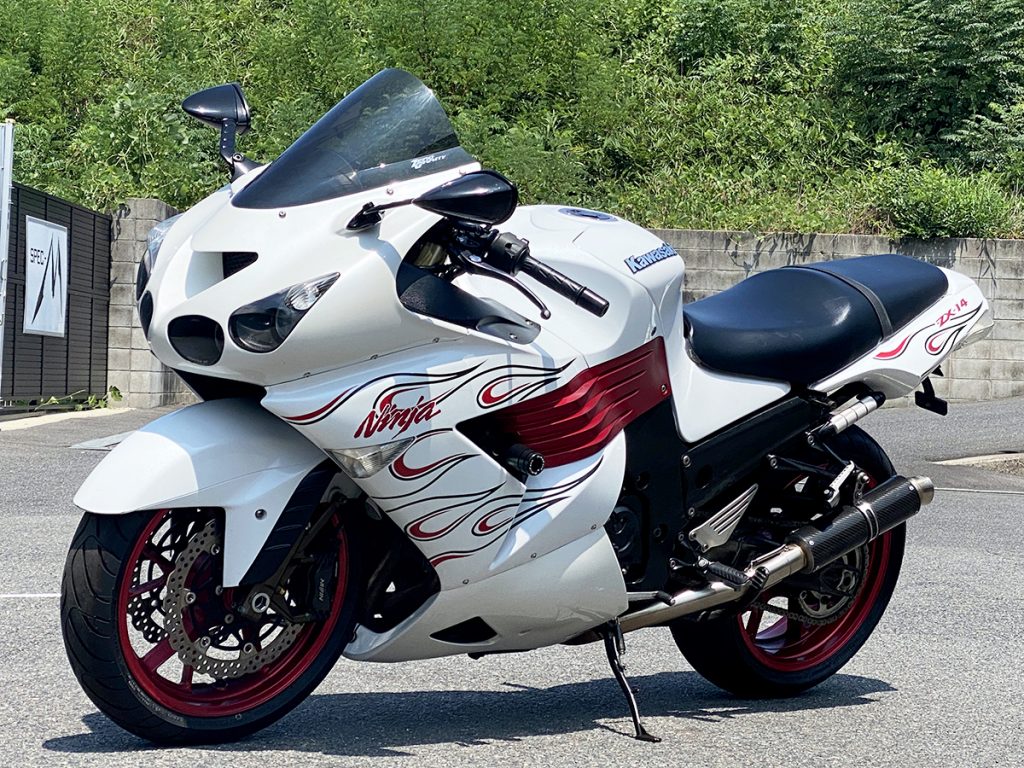 中古バイク KAWASAKI ZZR1400｜ZXT40A – 京都のバイクショップSPEC-M