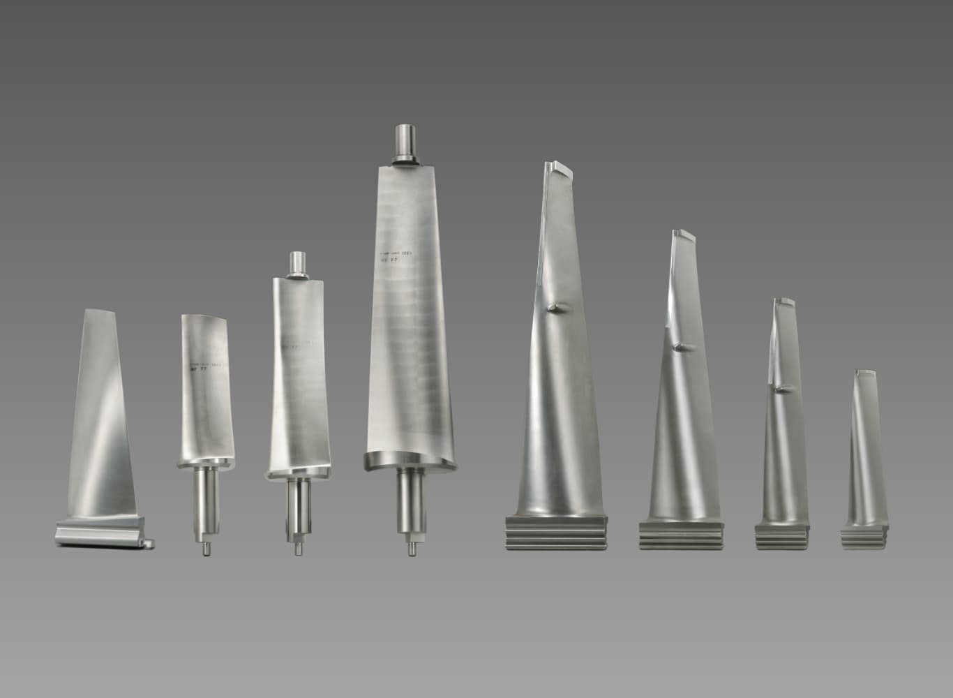 貴重】JAL 日本航空 エンジンタービンブレード整備士加工品 貴重】JAL