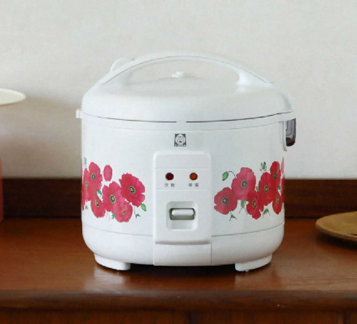 昭和レトロな花柄炊飯器 タイガー魔法瓶が発売した、昭和レトロな花柄