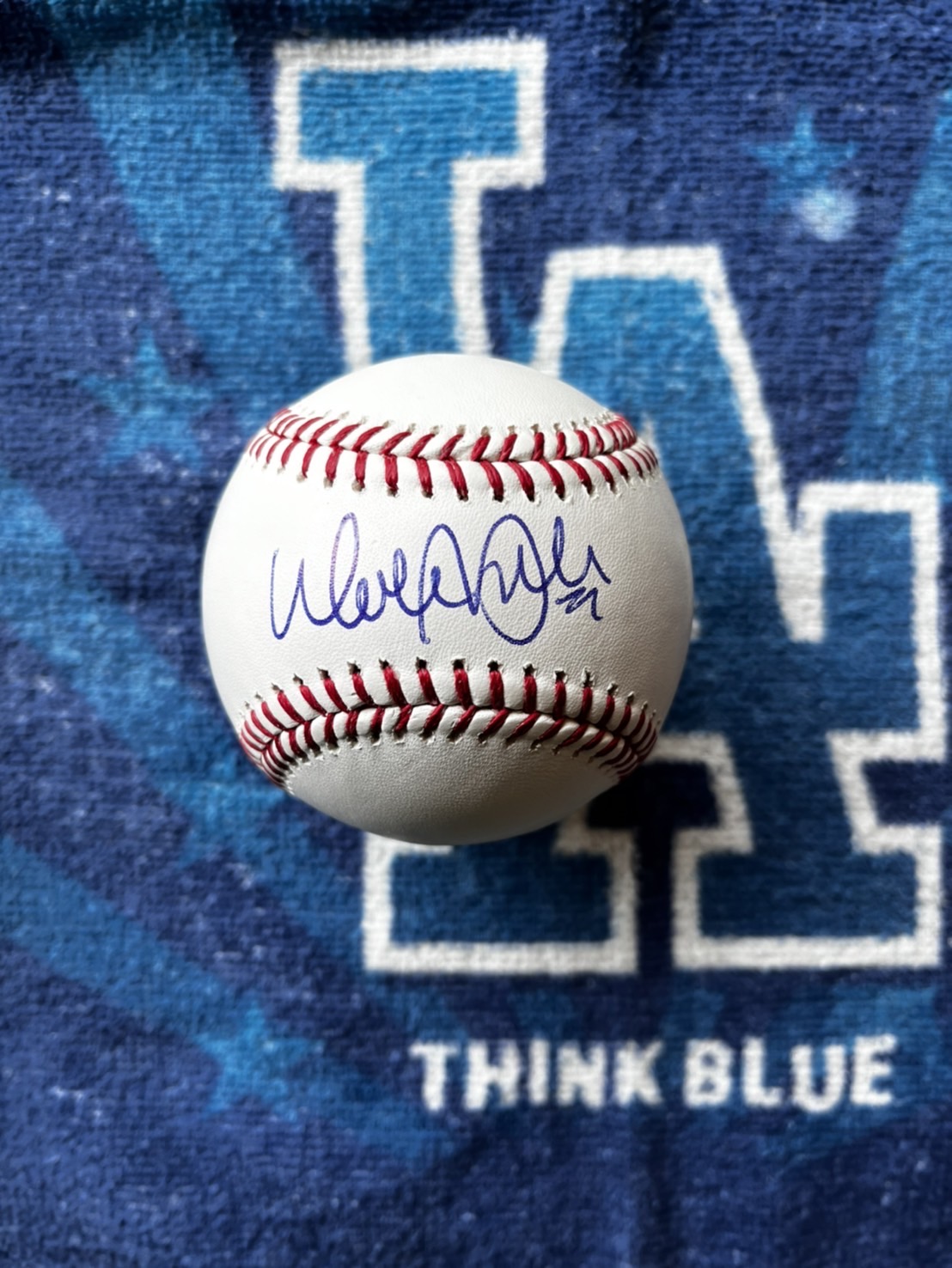 ウォーカービューラーWALKER BUEHLER#21 LAドジャース直筆サインMLB