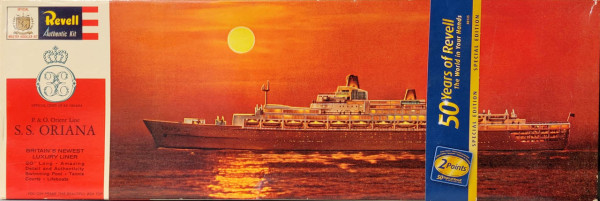 絶版希少品 レベル 客船オリアナ Revell S.S. Oriana 船模型 絶版希少