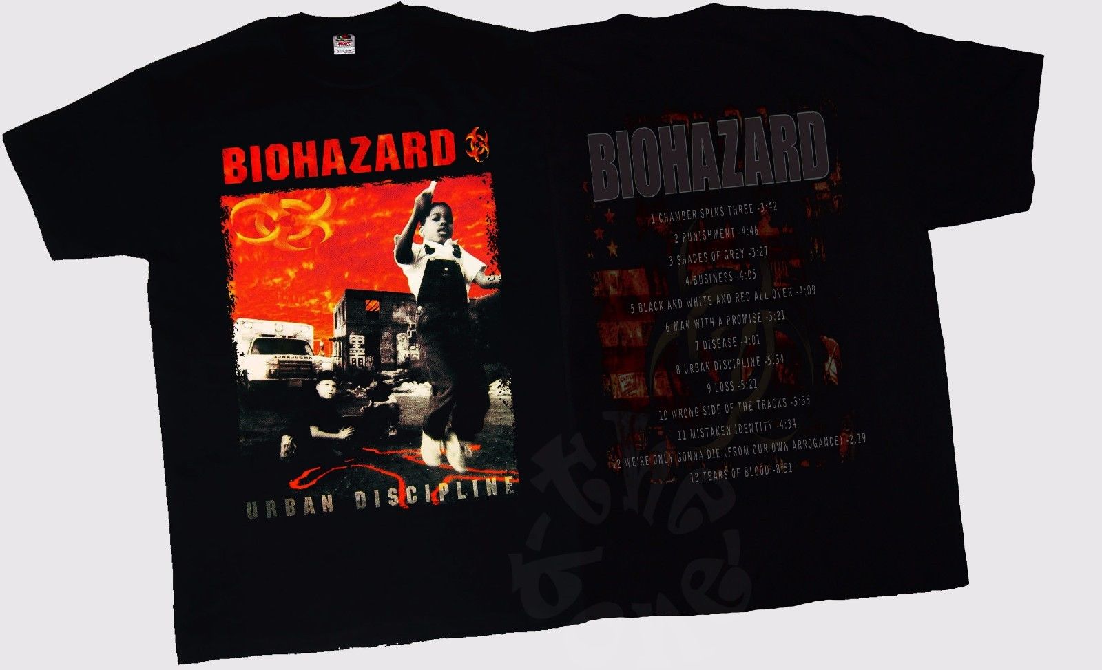 BIOHAZARD - Urban Discipline - American Heavy Metal Band T-Shirt