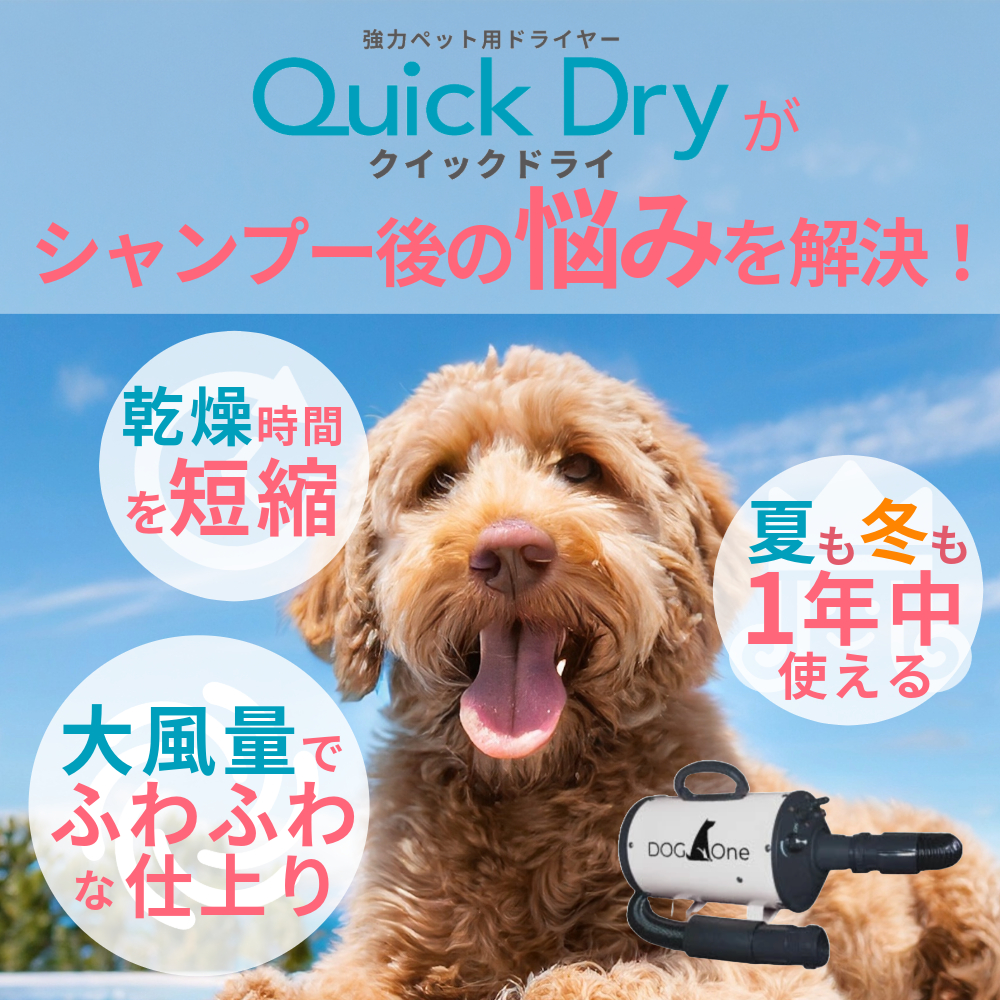 NEWTRY ペットドライヤー 犬用 ペット用 ドライヤー ブロワー 送風機