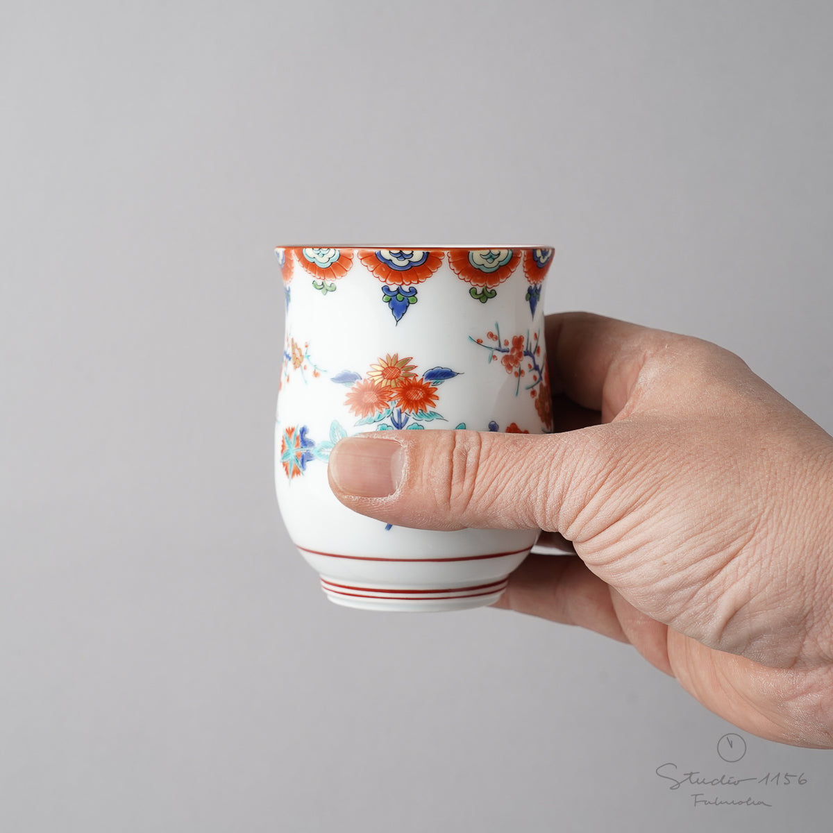 有田焼 色絵梅菊紋 急須と湯呑み 其泉窯の通販｜Studio1156 – 【公式