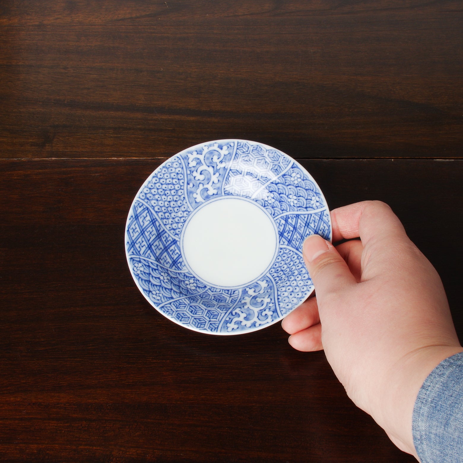 有田焼 染付 内白 四寸小皿 12cm 幸楽窯の通販｜Studio1156（スタジオ