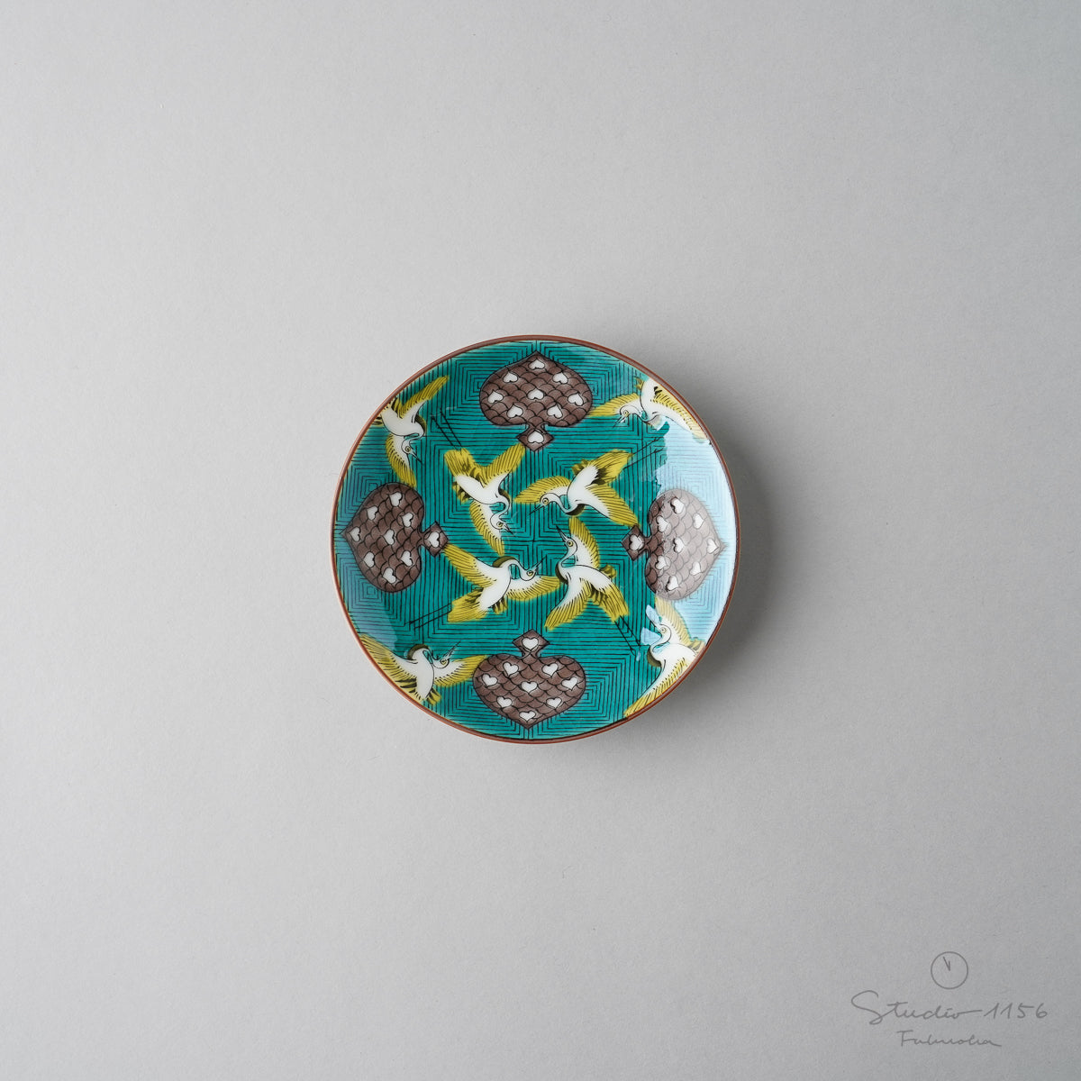 九谷焼 吉田屋 古九谷 九谷焼 1客 吉田屋 古九谷 九谷焼 青九谷 青