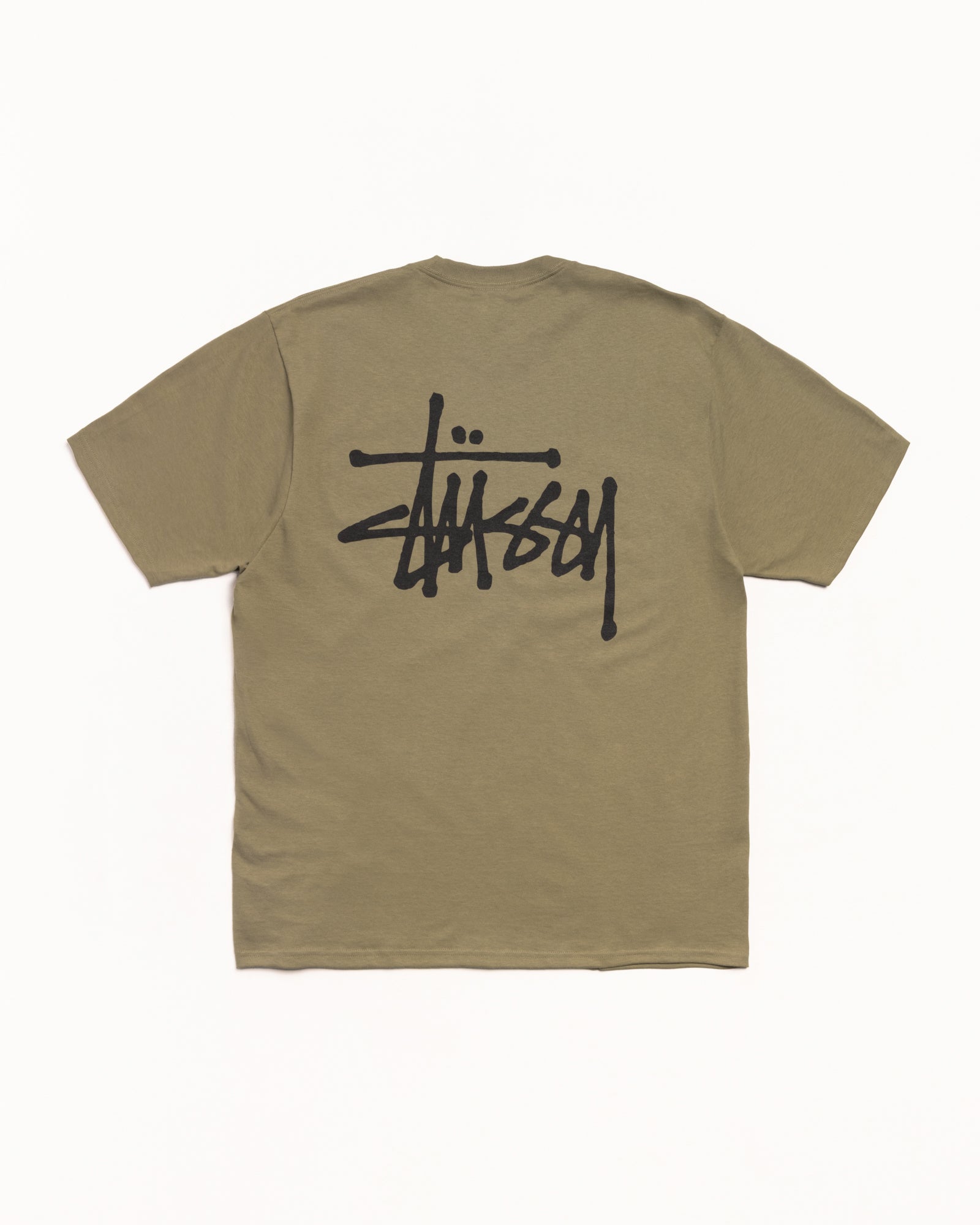 Basic Stüssy Tee – Army | Tees | Stüssy
