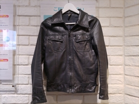 06AW Dior Homme クロスポケット レザージャケット 44 エディ