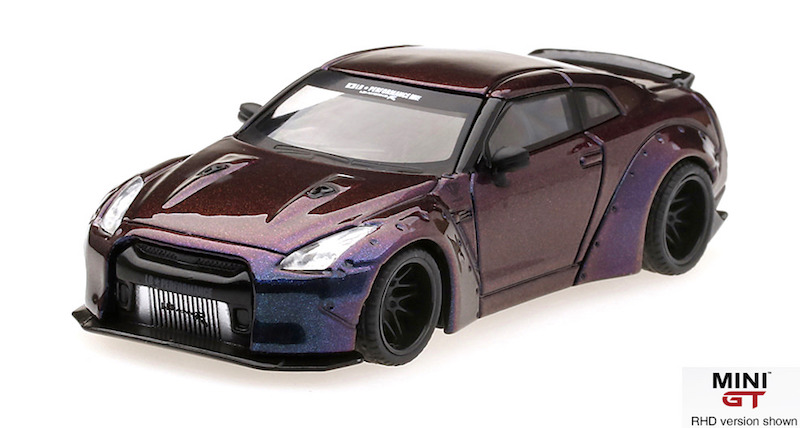 1/64スケール MINI GT LB☆WORKS Nissan GT-R R35 Type 1, リア
