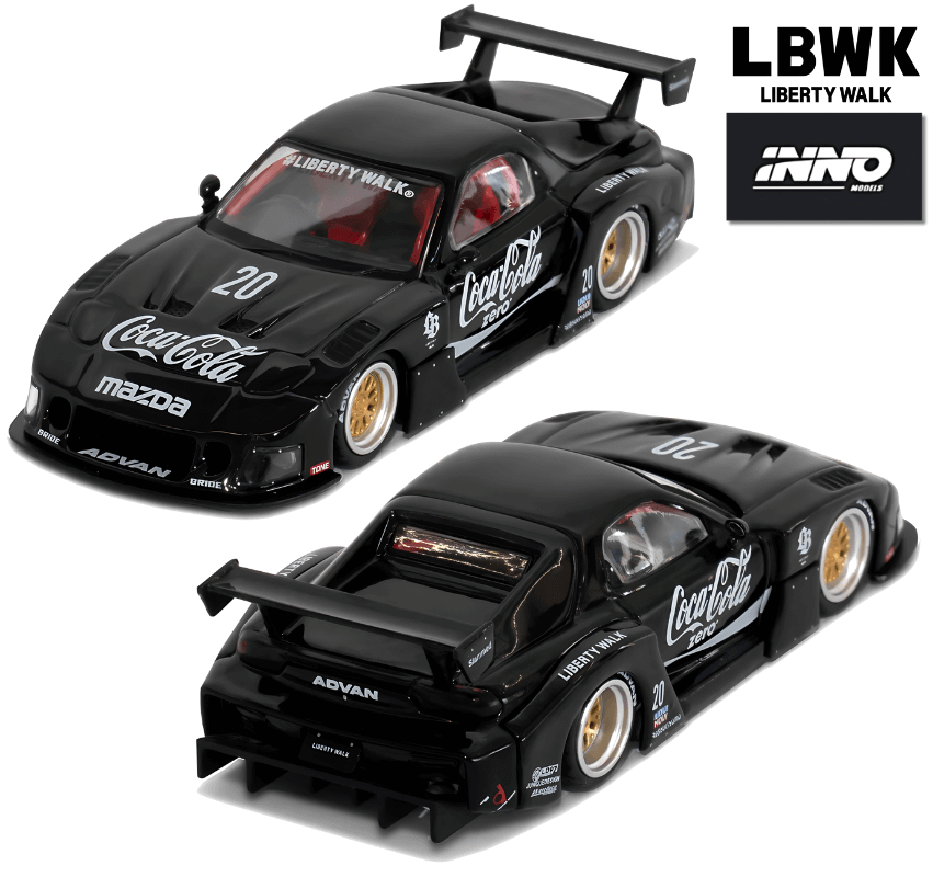 1/64スケール INNO Models「LBWK [FD3S] RX-7 LB-SUPER SILHOUETTE