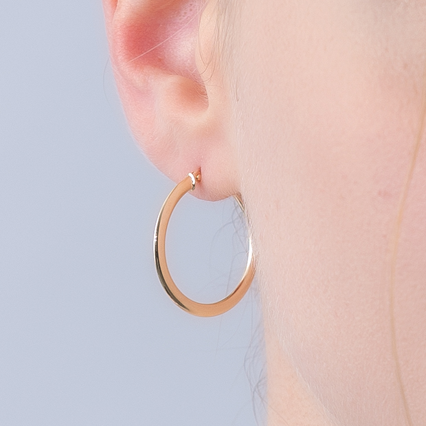 K10ゴールド フープピアス ホワイトトパーズ スタージュエリー VARIETY