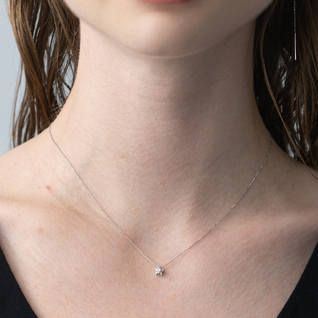 DIAMOND STAR NECKLACE(2JN1028)K10 ネックレス｜スタージュエリー公式