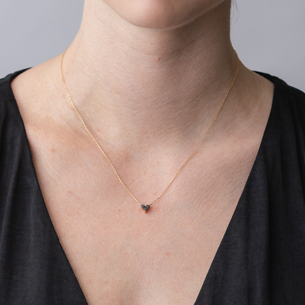 MYSTERIOUS HEART NECKLACE(1ZN1133)K18 ネックレス｜スタージュエリー