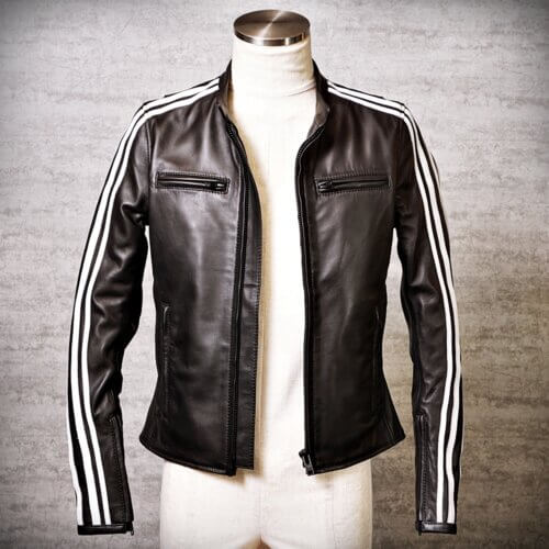 ジン LEVI'S メイドアンドクラフト レザー シングルライダース 2025年