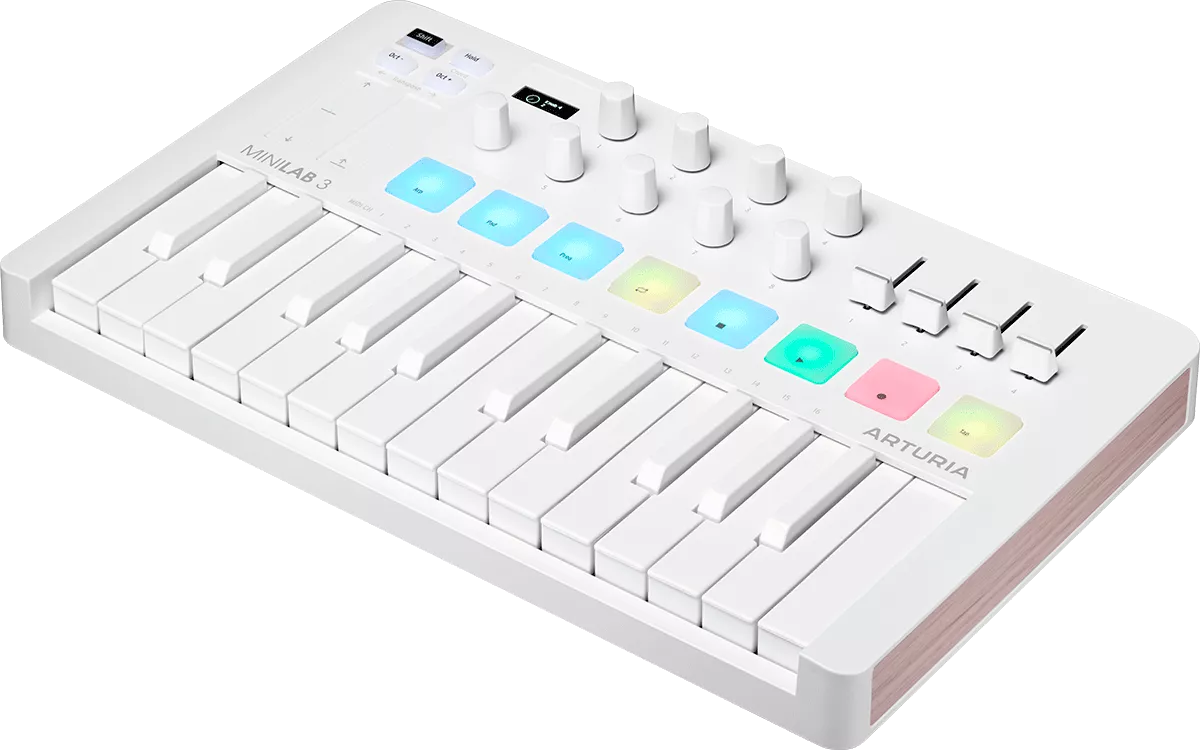 Arturia MiniLab 3 Alpine White Controller-keyboard