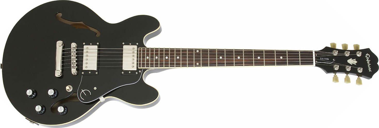 美品】エピフォンEpiphone セミアコ DOT ES-339 Ebony エピフォン、339