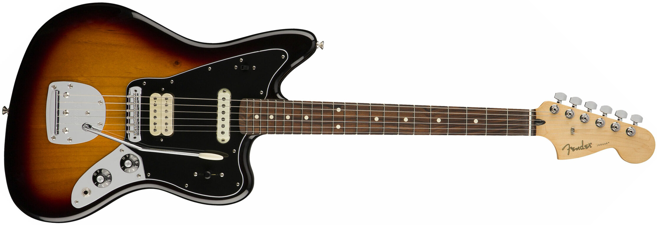 Fender Player Jaguar (MEX, PF) - 3-color sunburst Retro rock