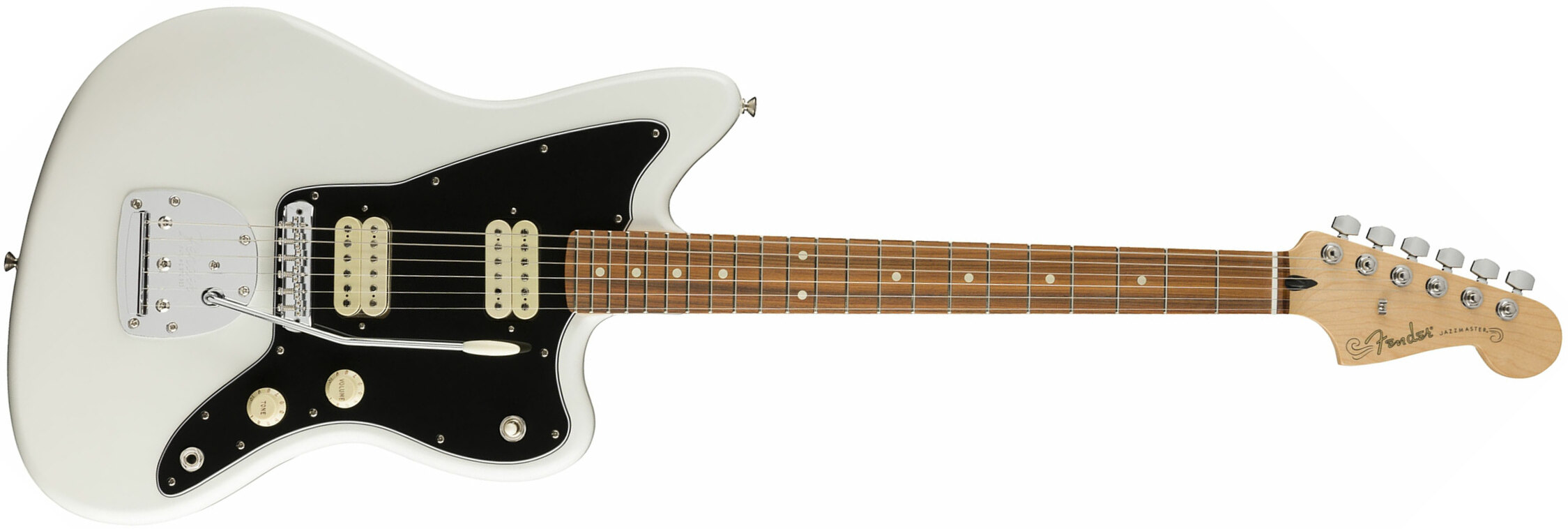 Fender Player Jazzmaster (MEX, PF) - polar white Retro rock