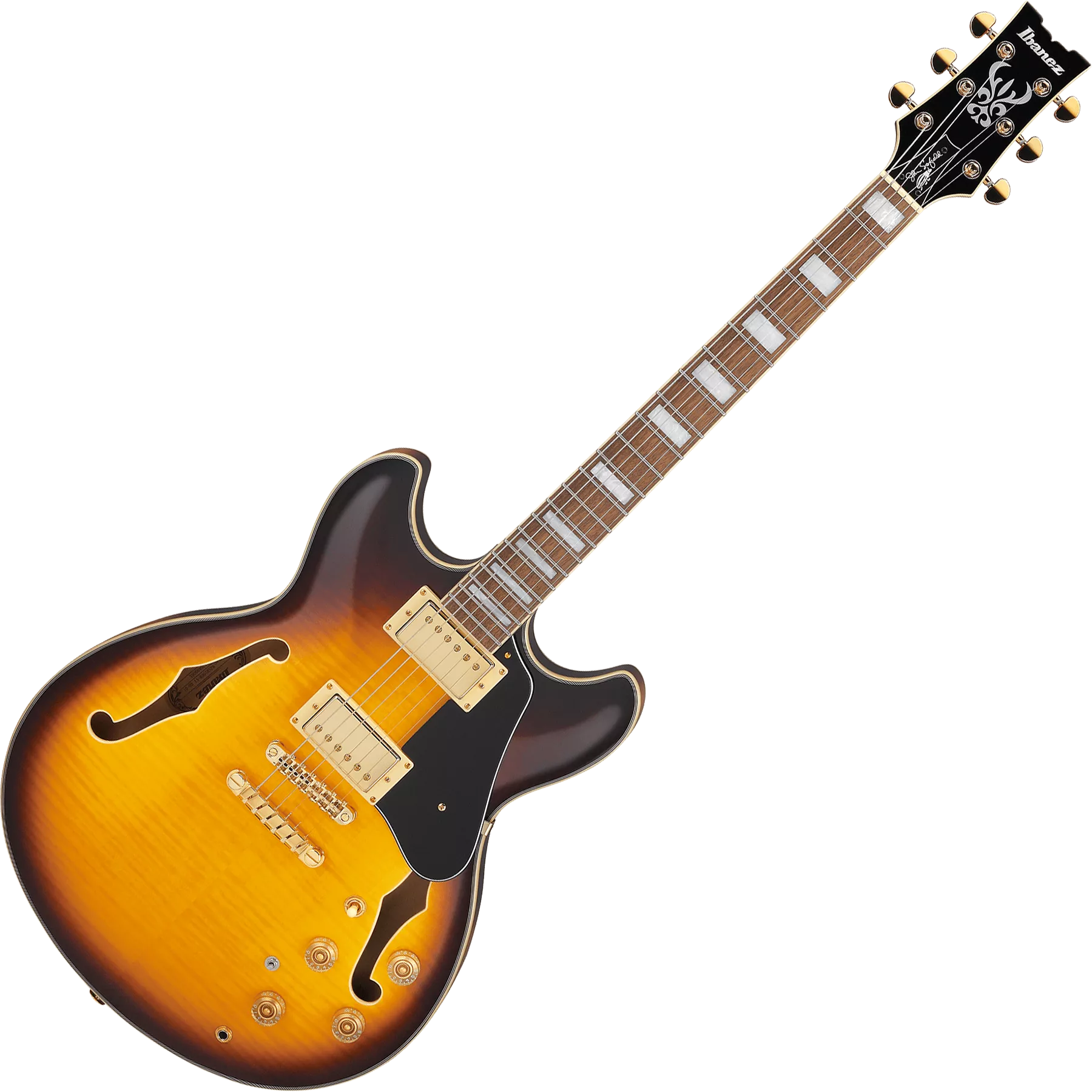 Ibanez John Scofield JSM10EM TTB - two-tone burst Semi-hollow
