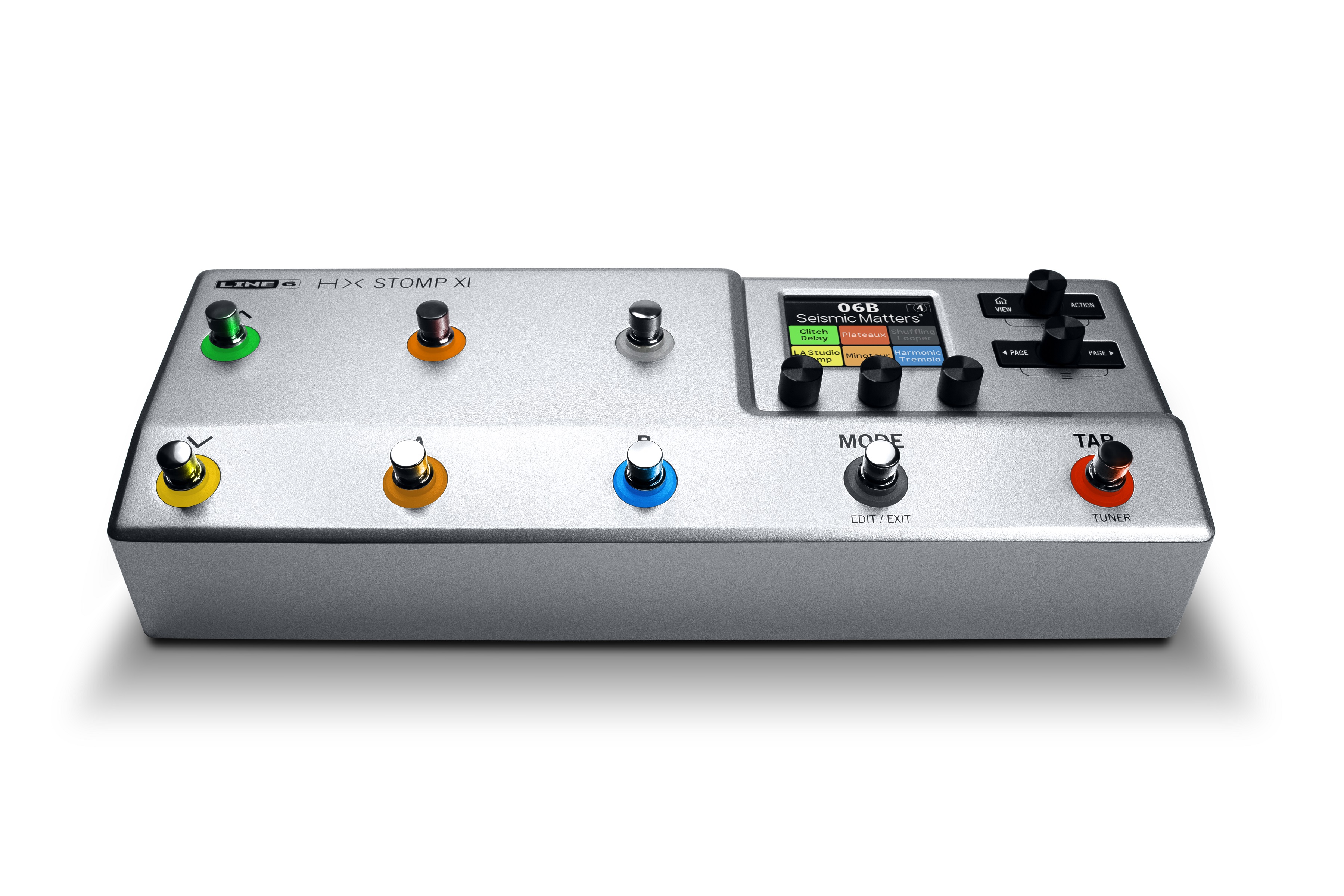 Line 6 HX Stomp XL Limited Silver Guitar amp modeling simulation