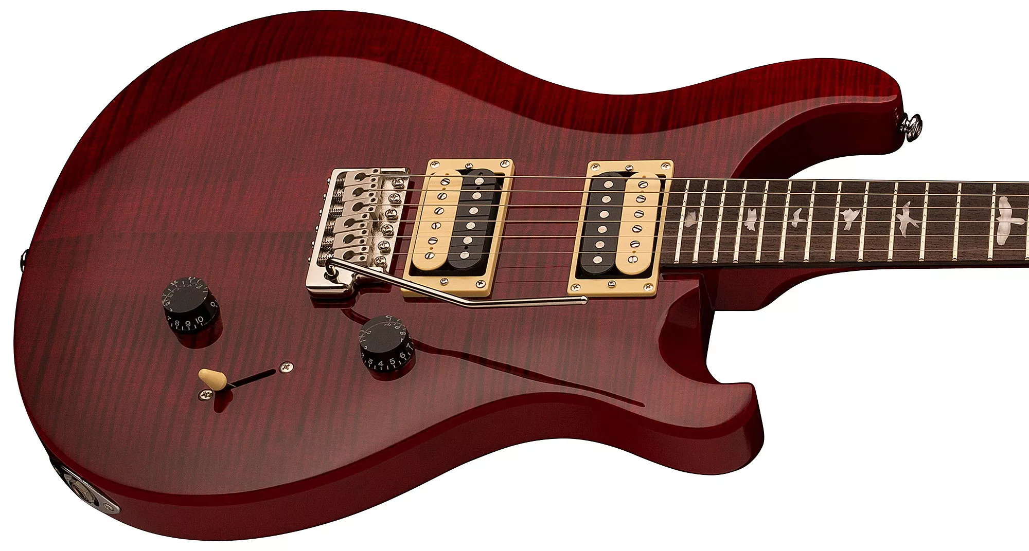 Prs SE Custom 24 2018 - scarlet red Double cut electric guitar