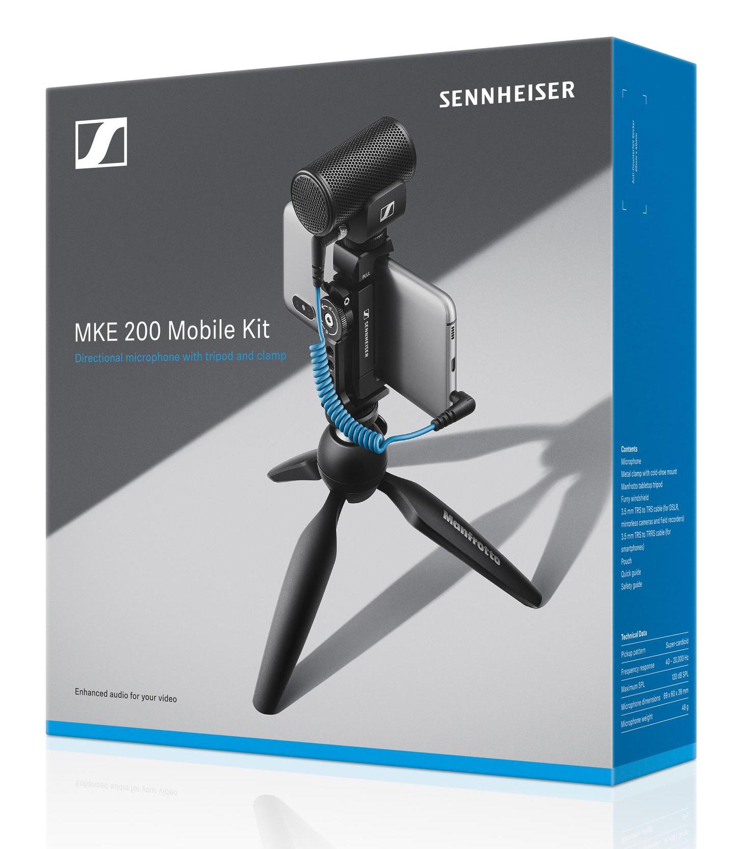 配信機器・PA機器・レコーディング機器 Sennheiser MKE 200 Mobile Kit