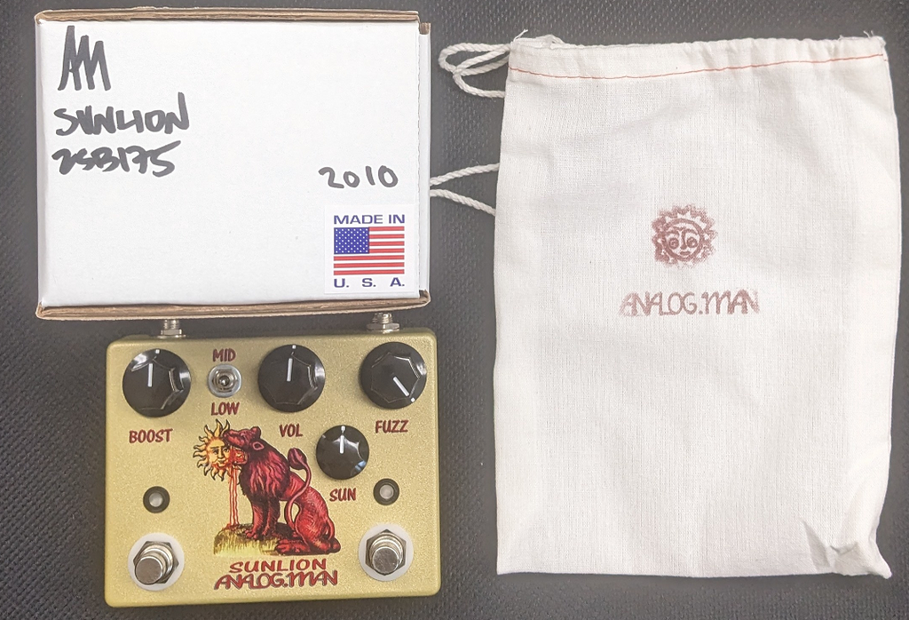 希少】ANALOG.MAN SUN LION FUZZ BOOSTER 希少】ANALOG.MAN SUN LION