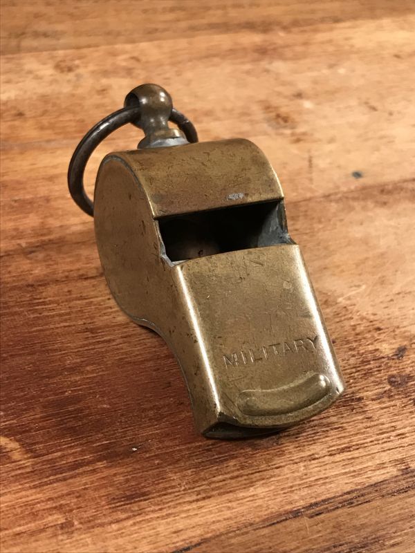 Military” Made In USA Brass Whistle ミリタリー ビンテージ