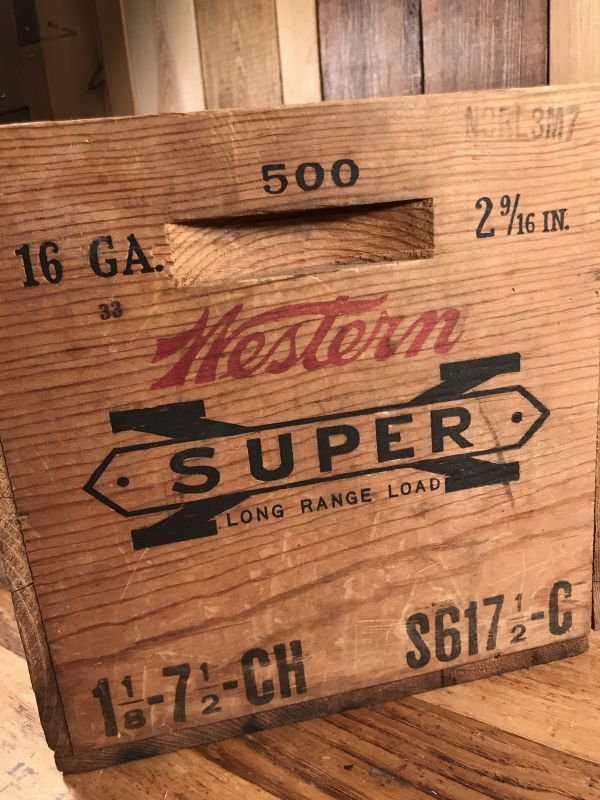 Western Cartridge Company Wood Box 弾薬 ビンテージ ウッドボックス