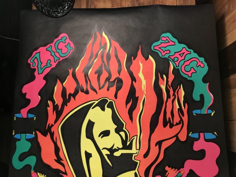 zigzag 70s ヴィンテージ ポスター 1970's ヴィンテージ