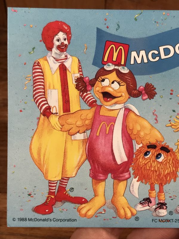 McDonald's “Ronald & Fry Kids” Postcard マクドナルド ビンテージ