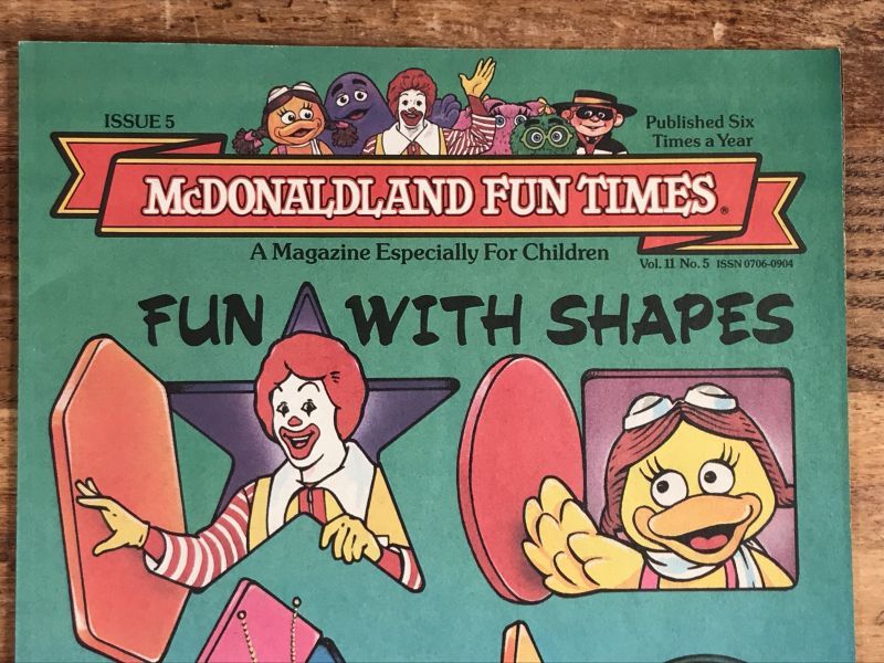 ビンテージ マクドナルドランド キャラクター トレー ロナルド