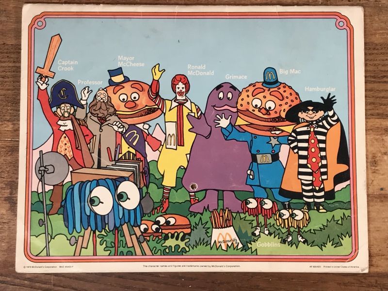 Ronald McDonald “1980” Coloring Calendar マクドナルド ビンテージ