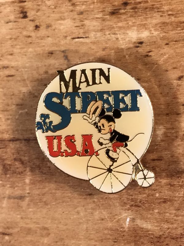 Disneyland Mickey Mouse Main Street U.S.A. Enamel Pins ミッキー