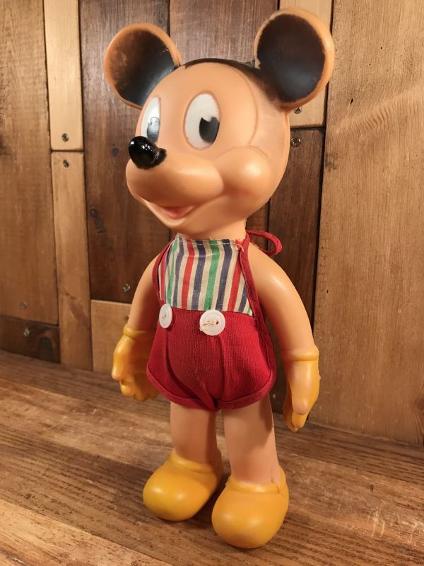 The Sun Rubber Disney Mickey Mouse Squeeze Doll ミッキーマウス