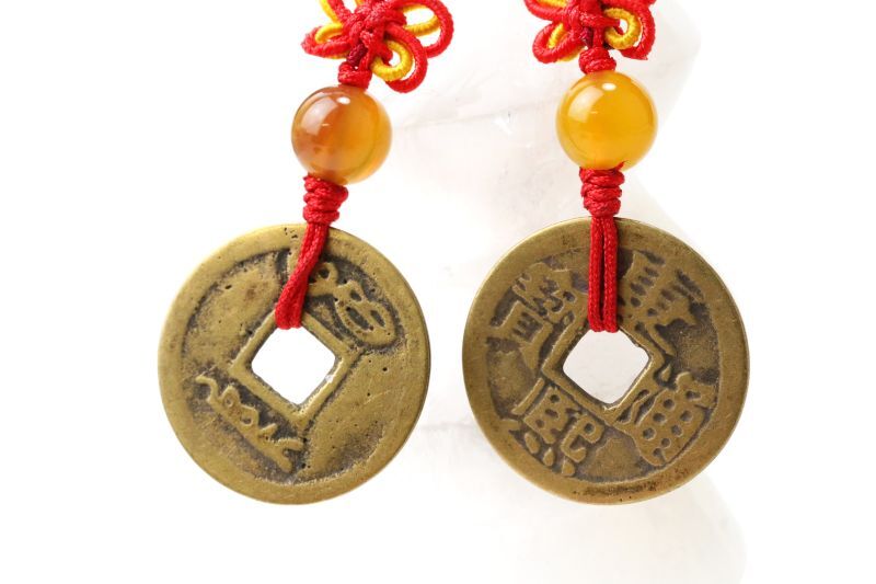 現品限り】ストラップ 古銭 康熙通宝 こうきつうほう 10個セット こ