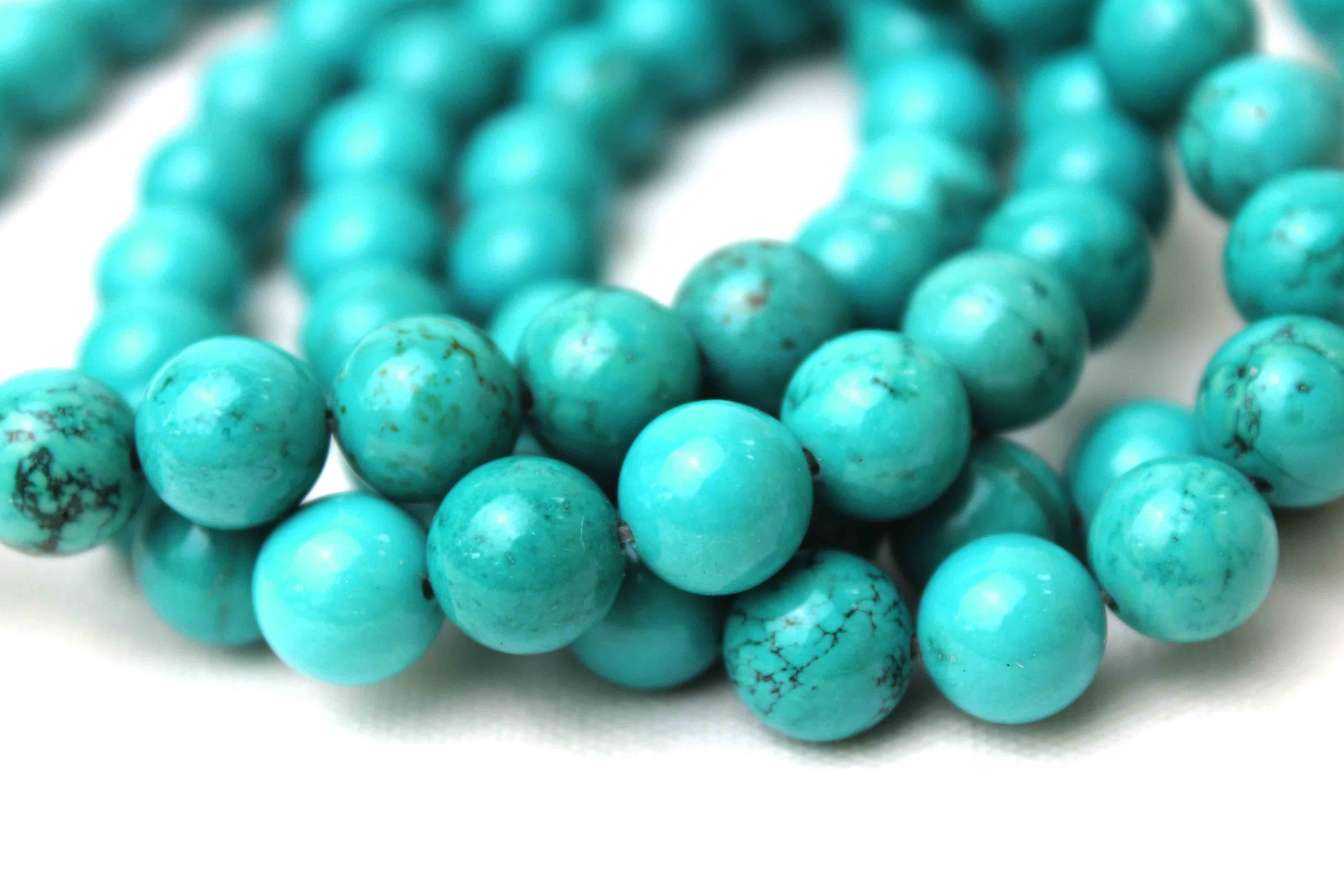 連 ターコイズ（グリーン） 丸 8mm ※ポイント対象外 品番： 9146