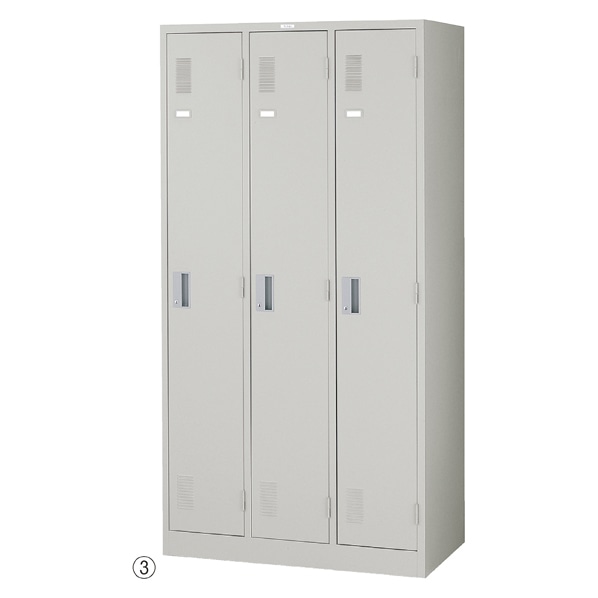 大阪】ラスト1台 鍵付き スチールロッカー グレー 大阪】ラスト1台 鍵